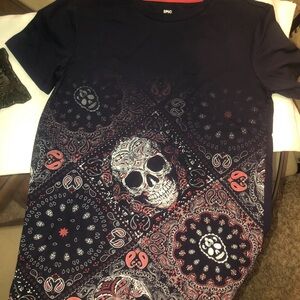 Epic Threads- Navy blue kids graphic tee Size Large. Not worn or worn once